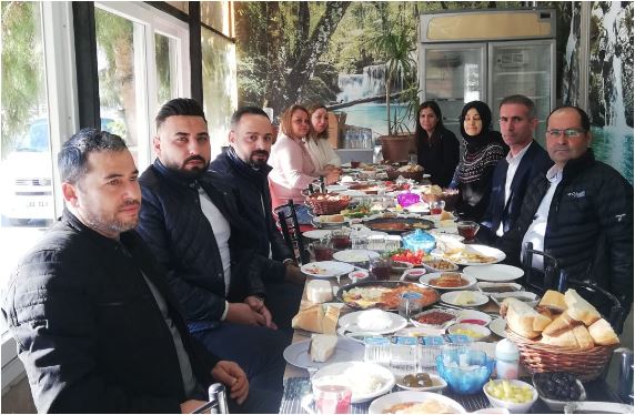 MUHTAR ADAYI CEBE, AZALARIYLA BİR ARAYA GELDİ