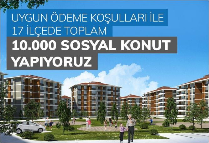 Savaş’tan 10 bin konut müjdesi!